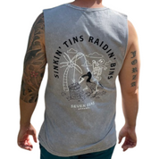IBIS - MEN'S TANK - GREY STONEWASH