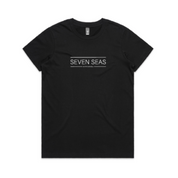 SEVEN SEAS - WOMENS TEE - BLACK