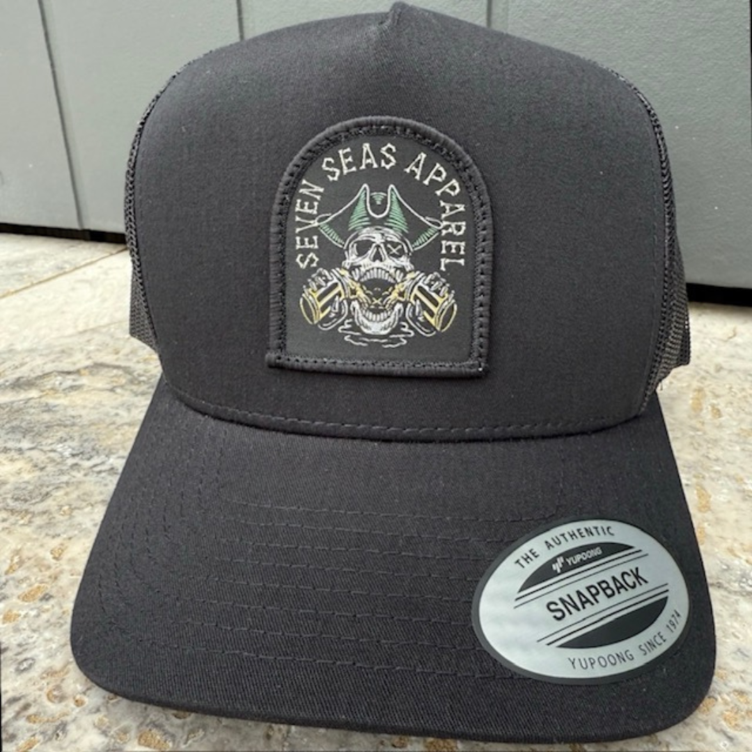Settin Sails - Trucker Hat - Black