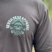 BATTEN DOWN THE HATCHES - MEN'S TEE - STEEL GREY