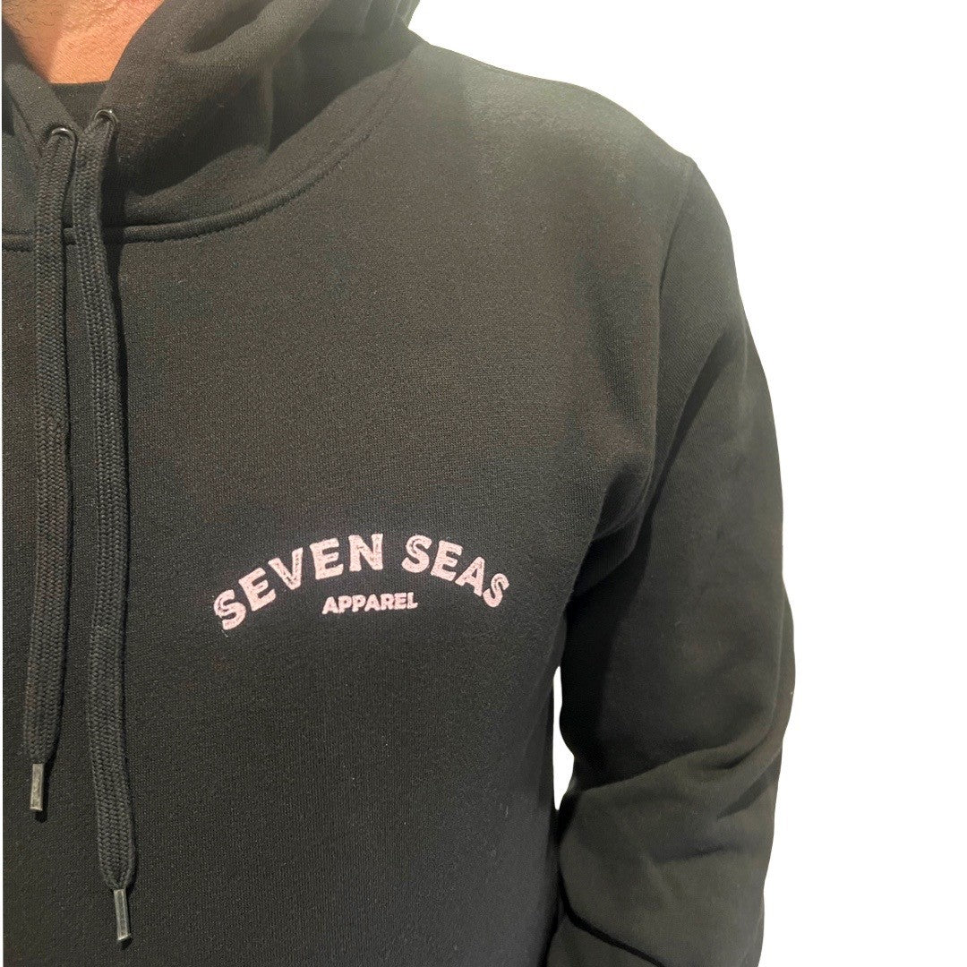 FISH . PARTY . REPEAT - MEN'S HOODIE - BLACK