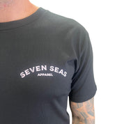 FISH . PARTY . REPEAT - MEN'S TEE - BLACK