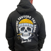 FORTUNE FAVOURS THE BRAVE - MEN'S HOODIE - BLACK