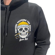 FORTUNE FAVOURS THE BRAVE - MEN'S HOODIE - BLACK