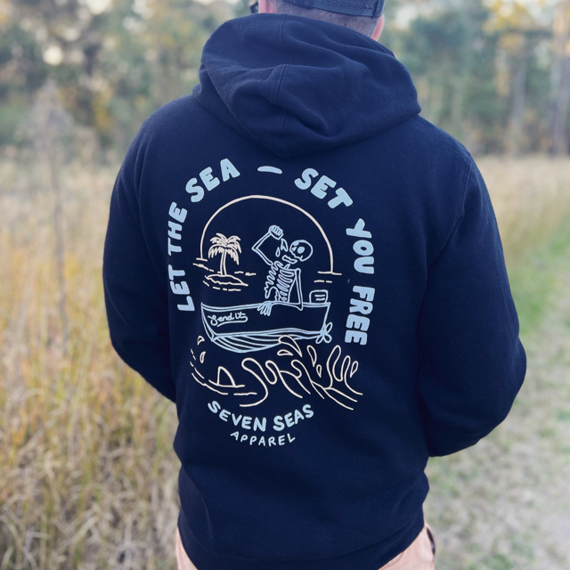 SEND IT - MEN'S HOODIE - BLACK
