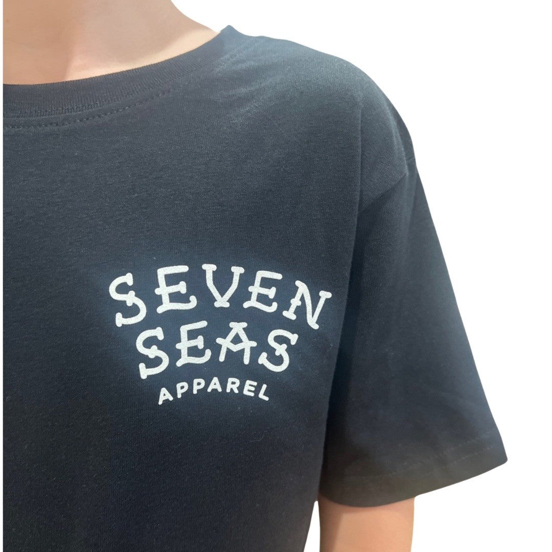 MAKIN WAVES - YOUTH TEE - BLACK