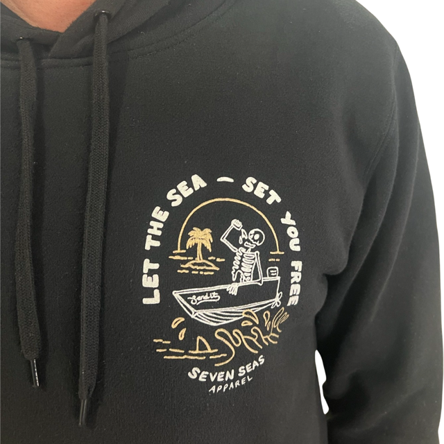 SEND IT - MEN'S HOODIE - BLACK