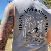 IBIS - MEN'S TANK - GREY STONEWASH