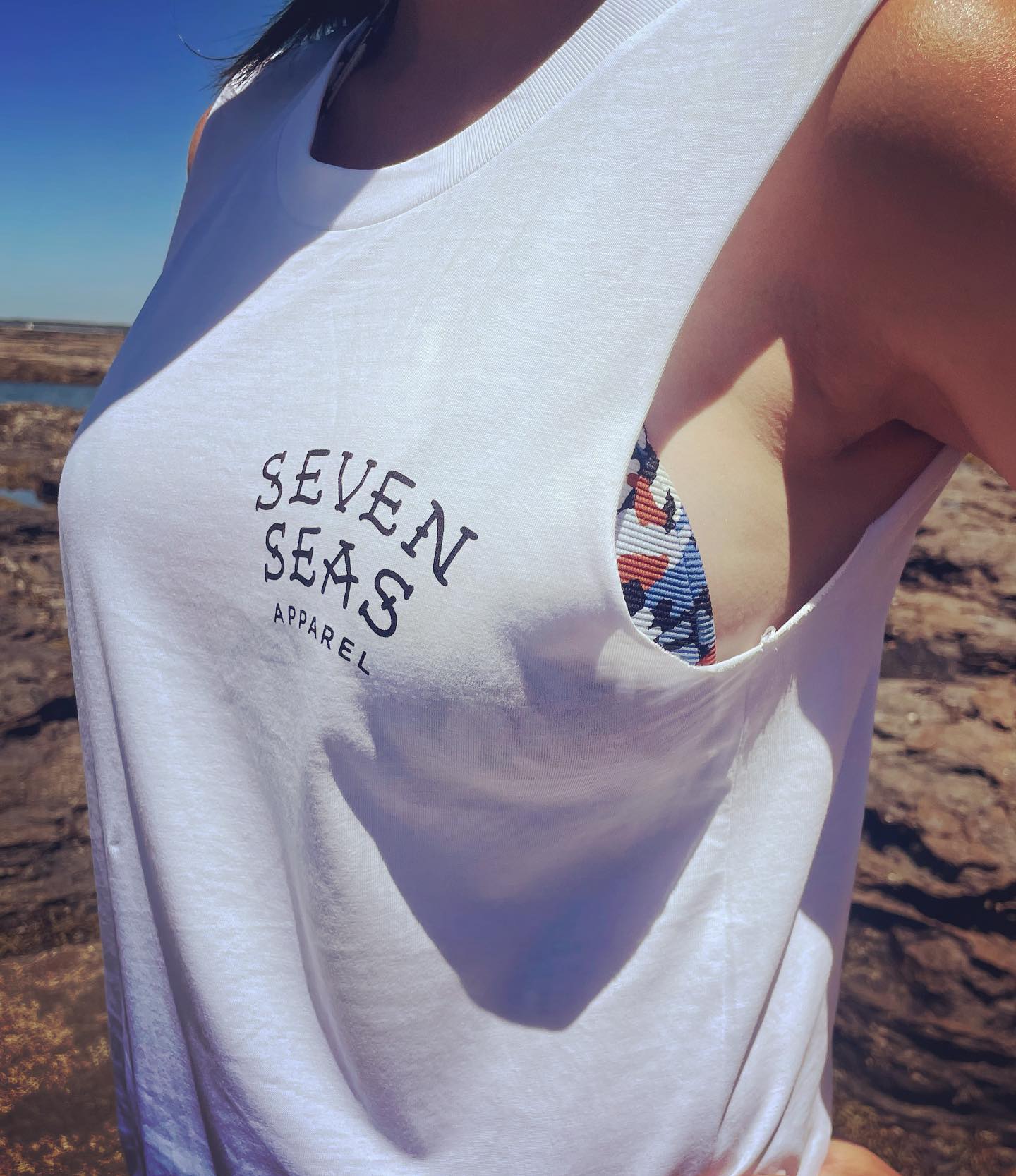 ANCHOR - WOMEN'S TANK - WHITE