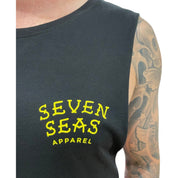 ANCHOR - MEN'S TANK - BLACK