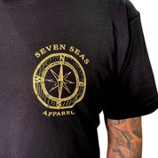 COMPASS - MEN'S TEE - BLACK