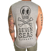 SKULL & BONES - MEN'S TANK - GREY