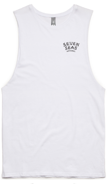 ANCHOR - MEN'S TANK - WHITE