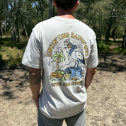 SINKIN' TINS, RAIDIN' BINS - MEN'S TEE - CLOUD GREY