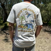 SINKIN' TINS, RAIDIN' BINS - MEN'S TEE - CLOUD GREY