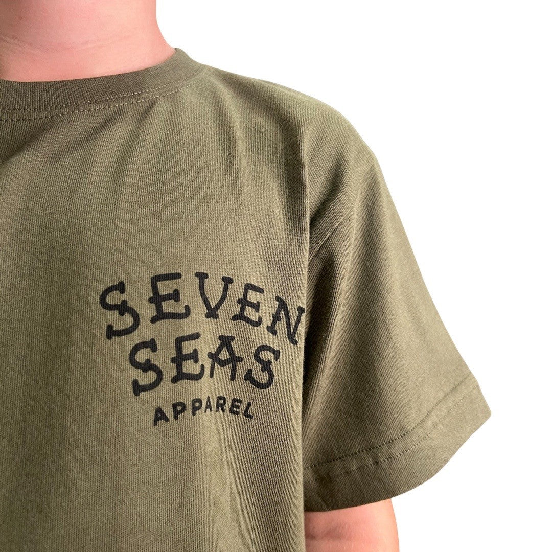 ANCHOR - YOUTH TEE - ARMY GREEN