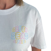 BUBBLE TEE - WOMEN'S TEE - WHITE