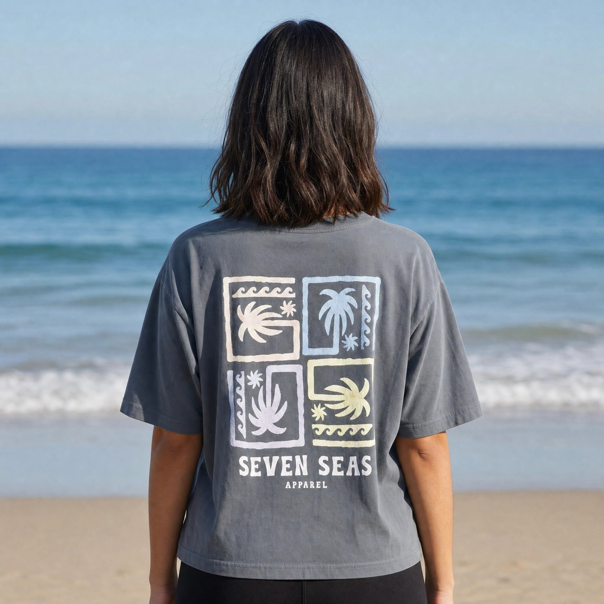 PALM SQUARE - WOMENS TEE