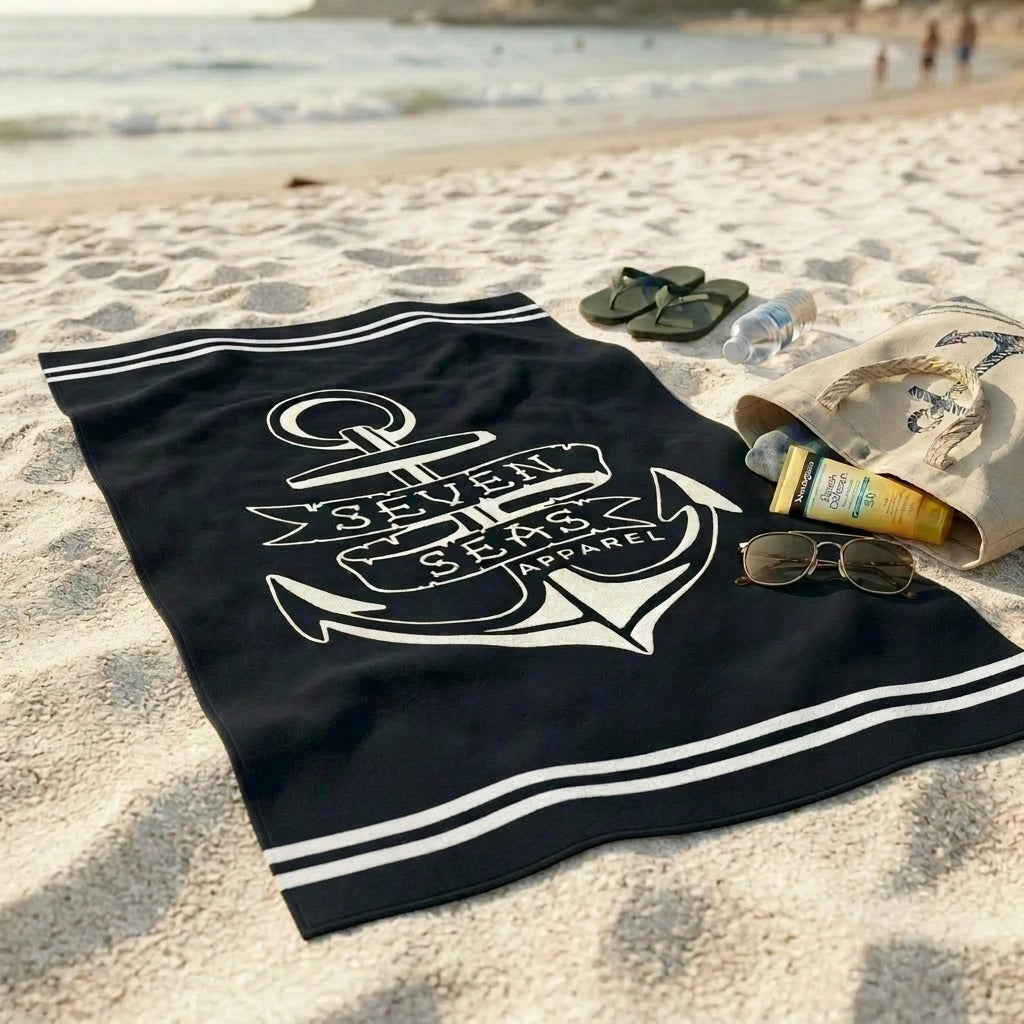 Beach towel - Seven Seas Logo