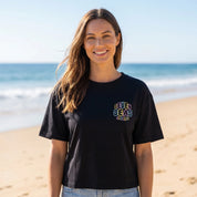 BUBBLE TEE - WOMEN'S TEE - BLACK