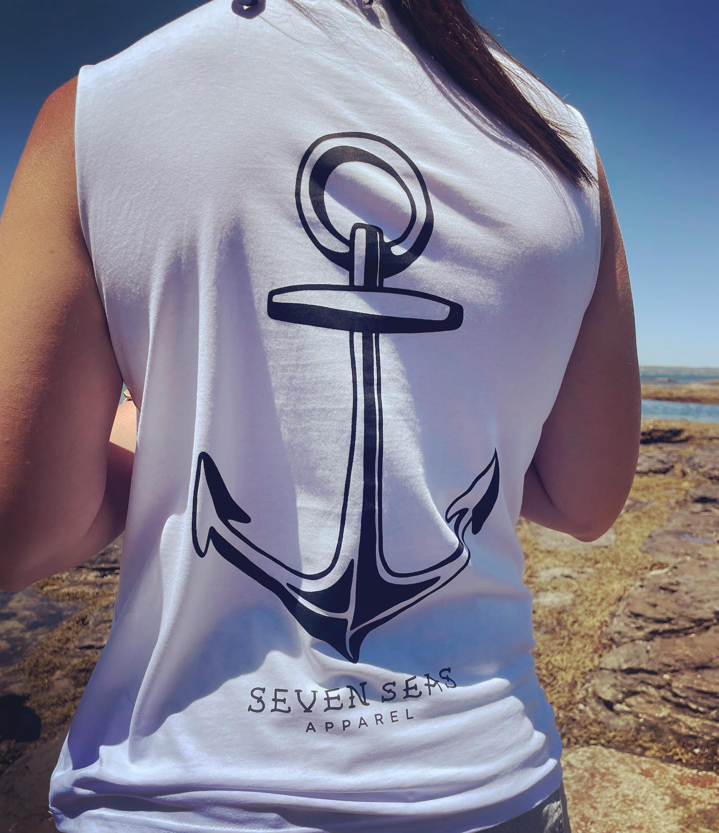 ANCHOR - WOMEN'S TANK - WHITE