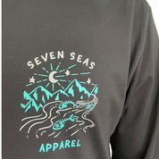 DEAD FISH - MEN'S LONG SLEEVE TEE - BLACK