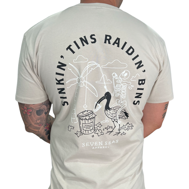 THE IBIS - MEN'S TEE - BONE – Seven Seas Apparel