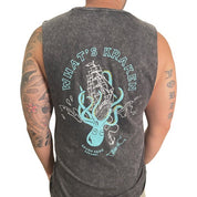 KRAKEN - MEN'S TANK - BLACK STONEWASH