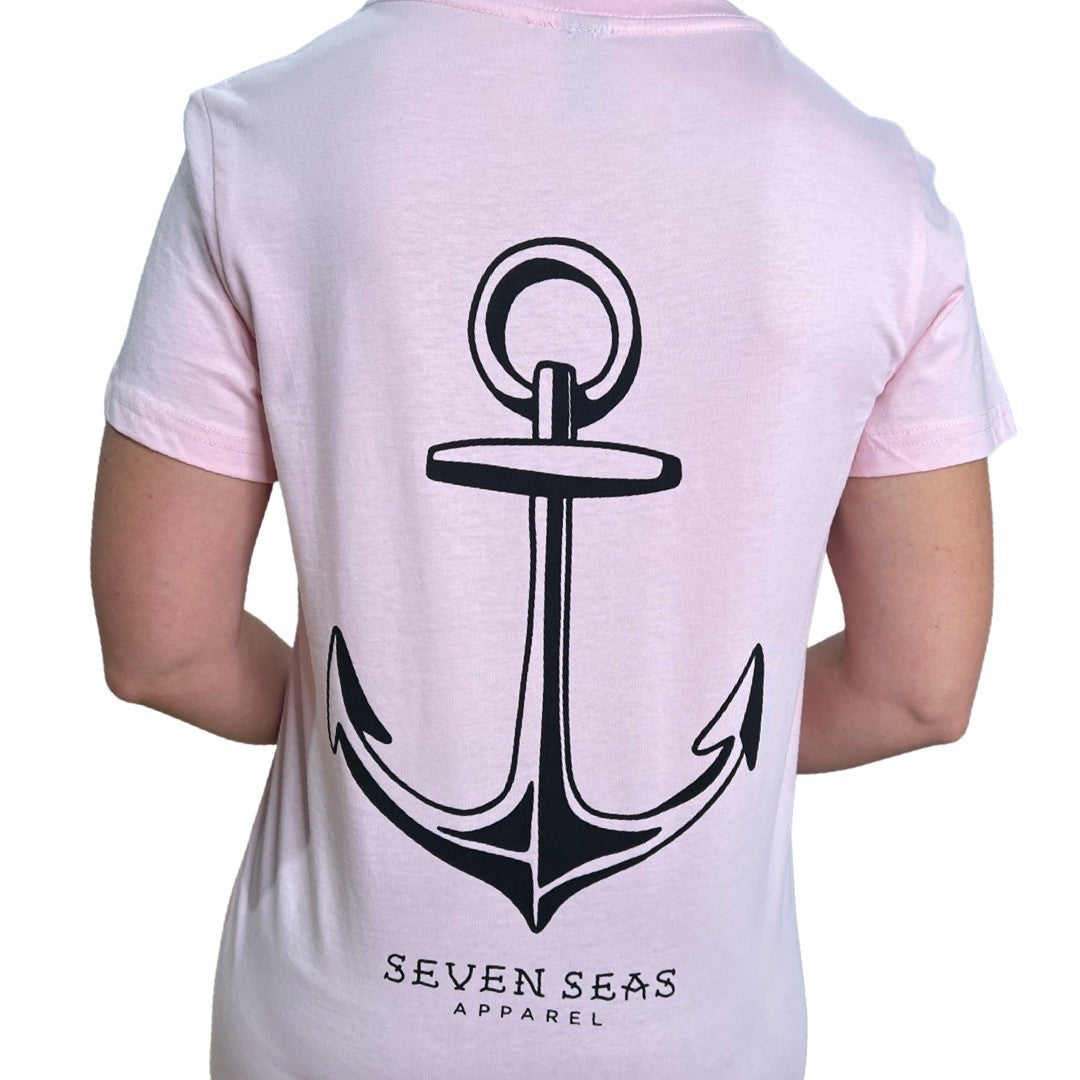 ANCHOR - WOMEN'S TEE - PINK