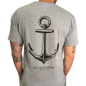 ANCHOR - MEN'S TEE - GREY