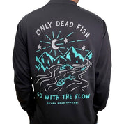DEAD FISH - MEN'S LONG SLEEVE TEE - BLACK