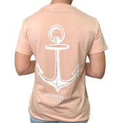 ANCHOR - WOMEN'S TEE - PEACH