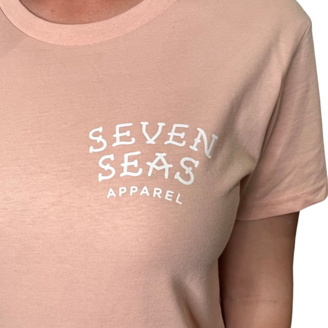 ANCHOR - WOMEN'S TEE - PEACH